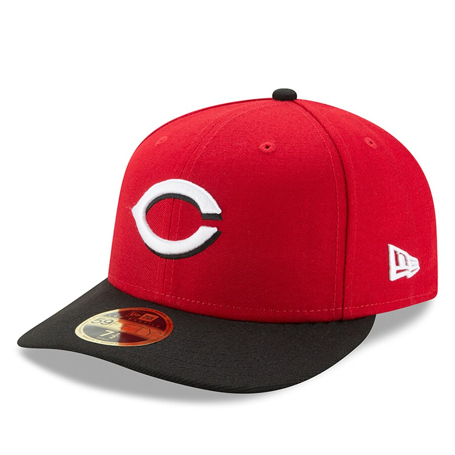 Men's Cincinnati Reds New Era Red/Navy Road Authentic Collection On-Field Low Profile 59FIFTY Fitted Hat