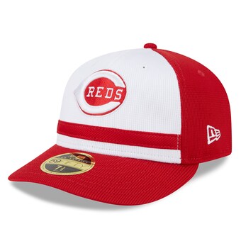 Men's Cincinnati Reds  New Era White 2024 Batting Practice Low Profile 59FIFTY Fitted Hat