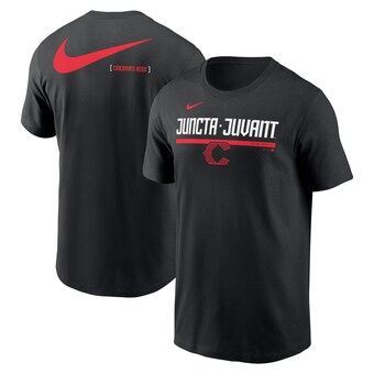 Men's Cincinnati Reds Nike Black 2-Hit Speed City Connect T-Shirt