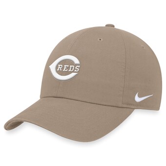 Men's Cincinnati Reds Nike Khaki Club Adjustable Hat