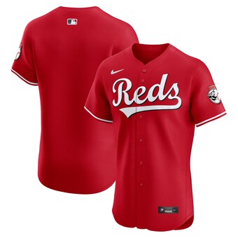 Men's Cincinnati Reds Nike Red Alternate Vapor Premier Elite Patch Jersey