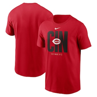 Men's Cincinnati Reds Nike Red Scoreboard T-Shirt