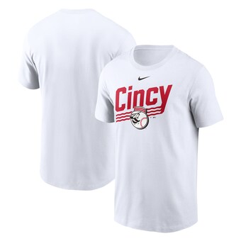 Men's Cincinnati Reds Nike White Local Home Town T-Shirt