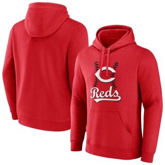 Men's Cincinnati Reds Red Fastball Pullover Hoodie