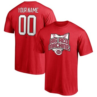 Men's Cincinnati Reds Red Hometown Legend Personalized Name & Number T-Shirt