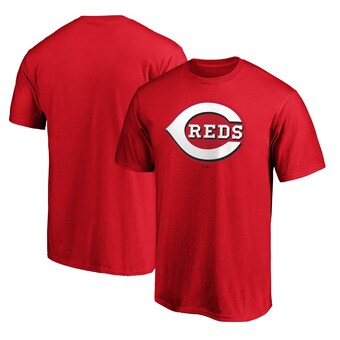 Men's Cincinnati Reds Red Team Color Primary Logo T-Shirt