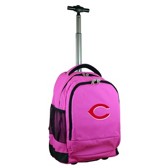 Cincinnati Reds MOJO Pink 19'' Premium Wheeled Backpack