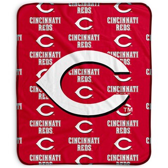 Cincinnati Reds Pegasus 50" x 60" Repeat Wordmark Fleece Blanket