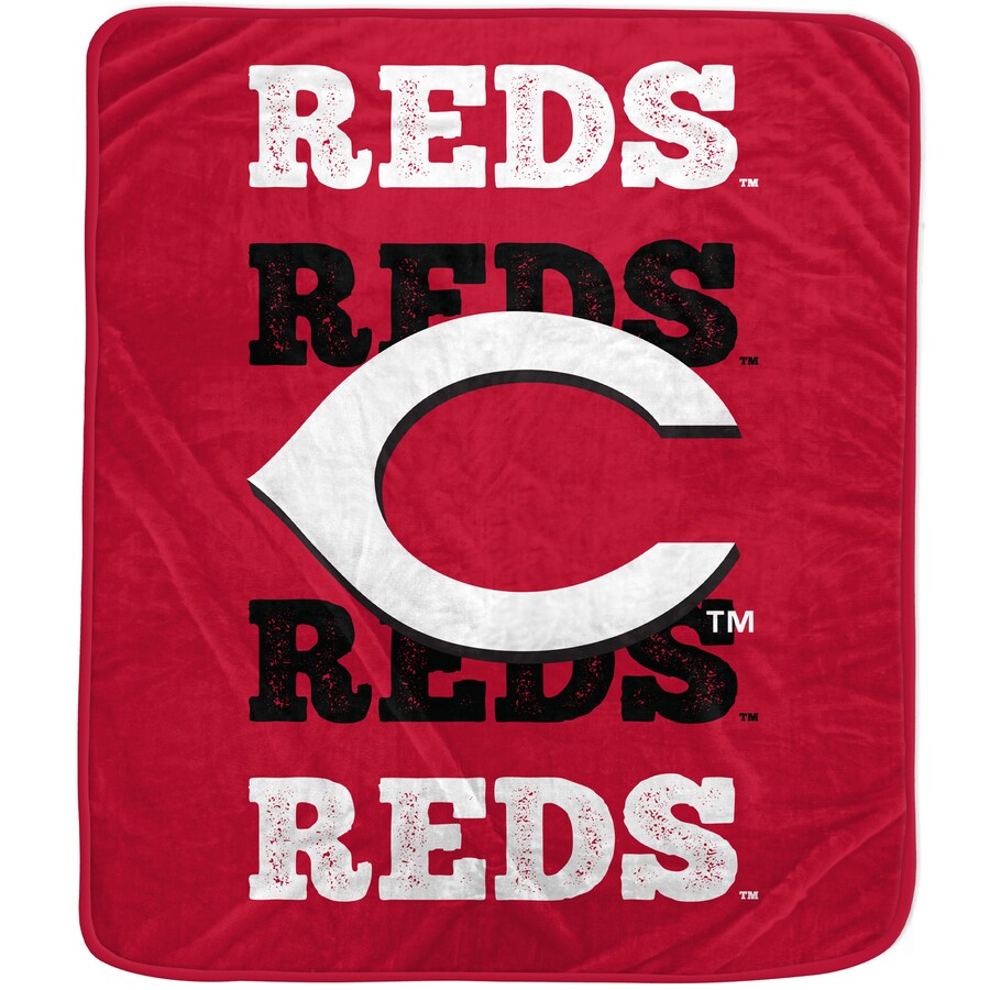 Cincinnati Reds Pegasus 60'' x 70'' Logo Wordmark Plush Blanket