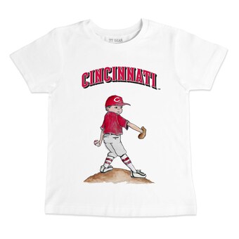 Preschool & Toddler Cincinnati Reds Tiny Turnip White Clemente T-Shirt