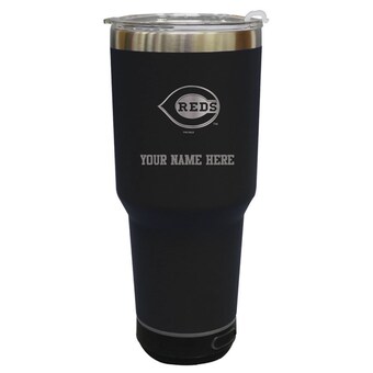 Cincinnati Reds  The Memory Company Personalized 30oz. Stainless Steel Bluetooth Tumbler