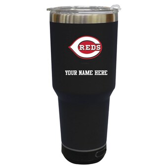 Cincinnati Reds  The Memory Company Personalized 30oz. Stainless Steel Bluetooth Tumbler