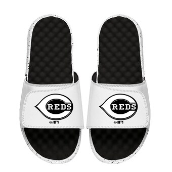 Unisex Cincinnati Reds ISlide Black/White Cookies & Cream Slide Sandals