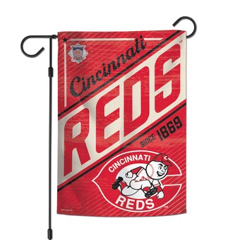 Cincinnati Reds WinCraft 12" x 18" Cooperstown Collection Double-Sided Garden Flag
