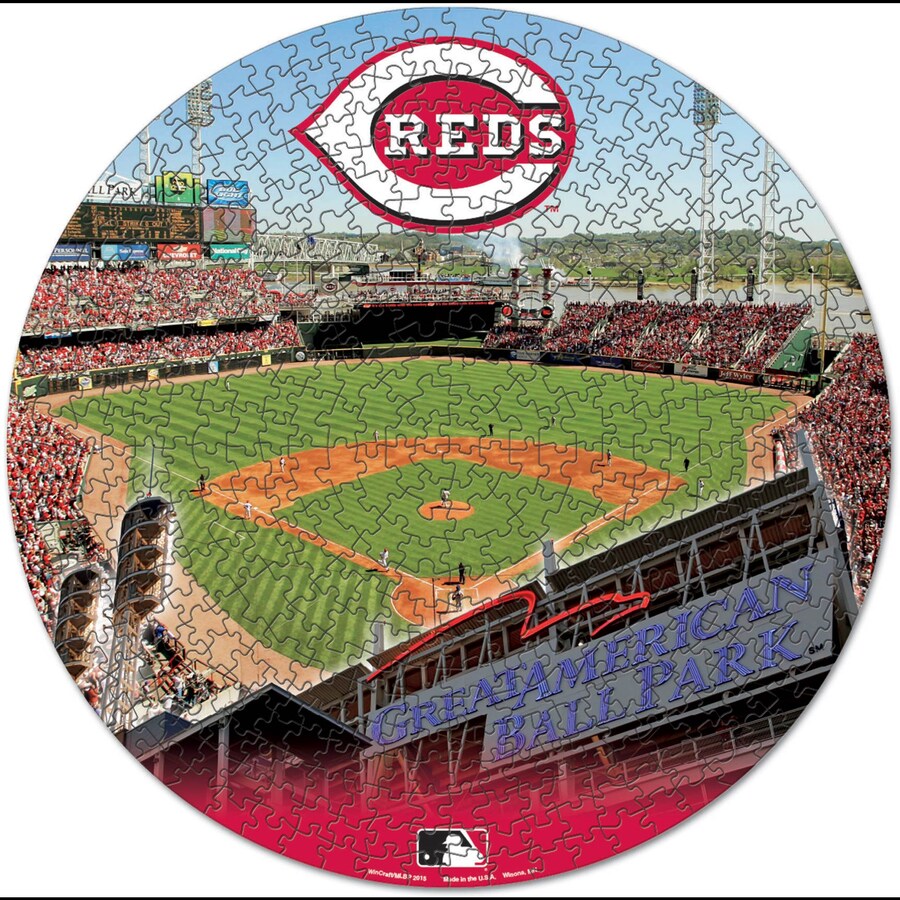 Cincinnati Reds WinCraft Round 500-Piece Puzzle