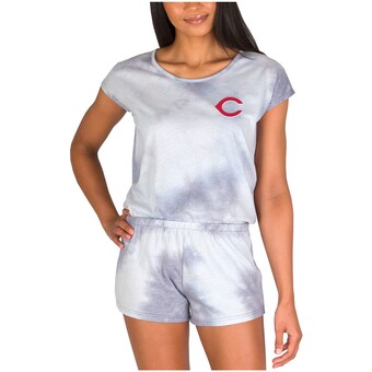 Women's Cincinnati Reds Concepts Sport Gray Marina Romper