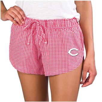 Women's Cincinnati Reds Concepts Sport Red Tradition Woven Shorts