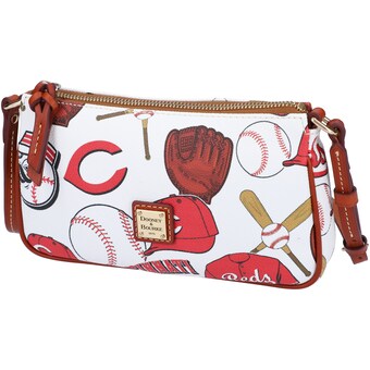 Women's Cincinnati Reds Dooney & Bourke Gameday Lexi Crossbody with Small Coin Case