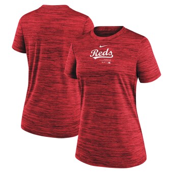 Women's Cincinnati Reds Nike Red Authentic Collection Velocity Performance T-Shirt