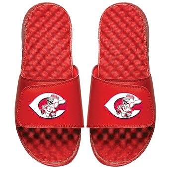 Youth Cincinnati Reds ISlide Red Alternate Logo Slide Sandals