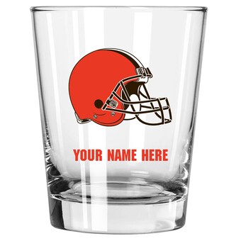 Cleveland Browns 15oz. Personalized Double Old Fashioned Glass