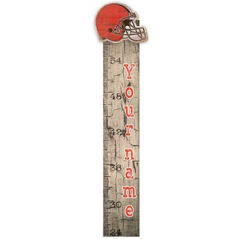 Cleveland Browns 6" x 36" Personalized Growth Chart Sign