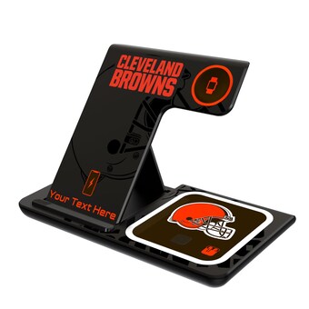 Cleveland Browns Personalized 3-in-1 Charging Station