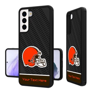 Cleveland Browns Personalized EndZone Plus Design Galaxy Bump Case