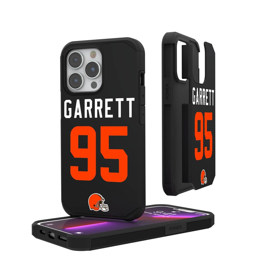 Keyscaper Myles Garrett Cleveland Browns iPhone Rugged Case