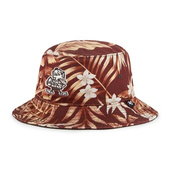 Men's '47 Brown Cleveland Browns Tropicalia Bucket Hat