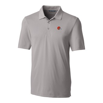 Men's Cutter & Buck Gray Cleveland Browns Big & Tall Forge Stretch Polo