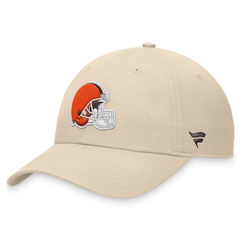 Men's Cleveland Browns Fanatics Cream Midfield Adjustable Hat