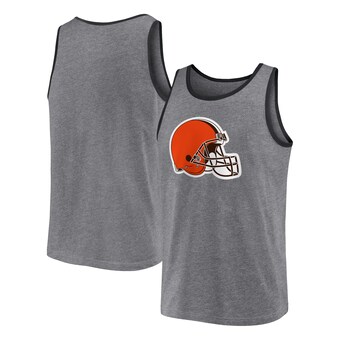 Men's Cleveland Browns  Fanatics Heather Gray Primary Tank Top