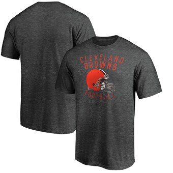 Men's Cleveland Browns Majestic Heather Charcoal Showtime Logo T-Shirt