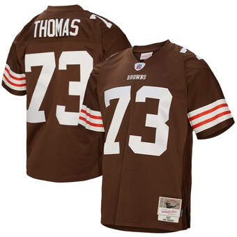 Men's Cleveland Browns Joe Thomas Mitchell & Ness Brown Legacy Replica Jersey