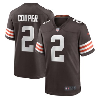 Men's Nike Amari Cooper Brown Cleveland Browns Game Jersey