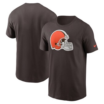 Men's Nike Brown Cleveland Browns Logo Essential T-Shirt