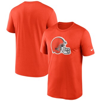 Men's Nike  Orange Cleveland Browns Legend Logo Performance T-Shirt