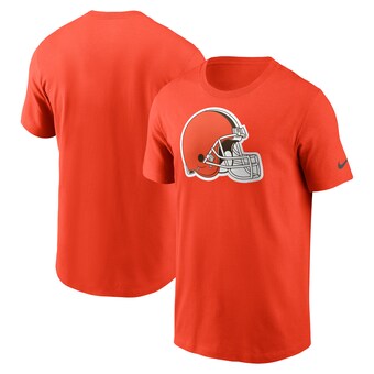 Men's Nike Orange Cleveland Browns Logo Essential T-Shirt