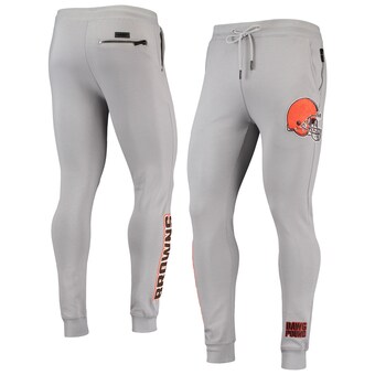 Men's Cleveland Browns Pro Standard Gray Logo Jogger Pants