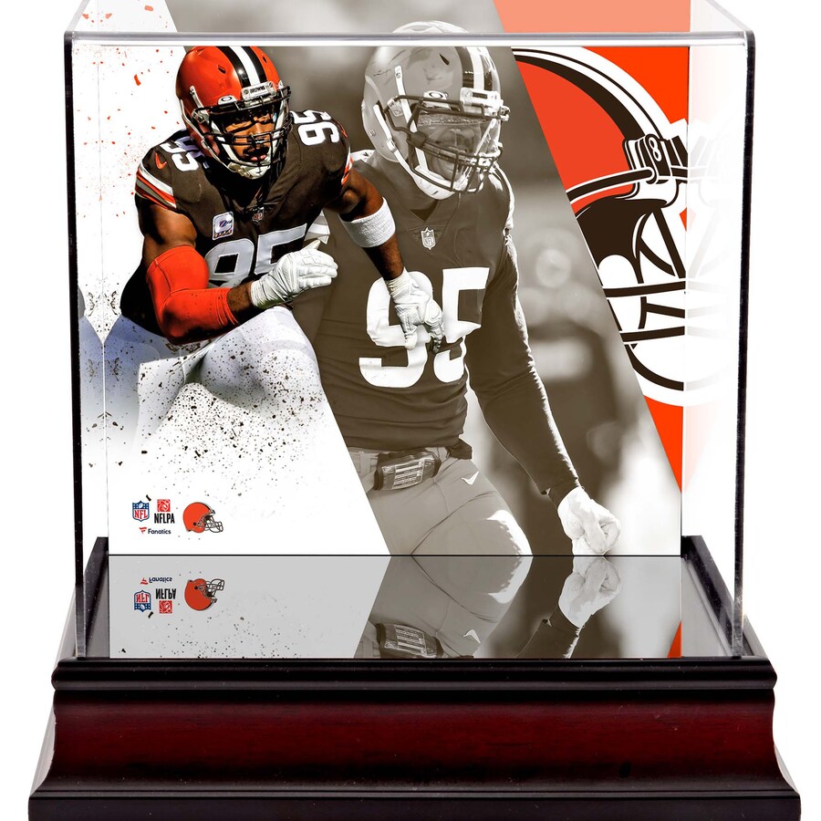 Myles Garrett Cleveland Browns Deluxe Mini Helmet Case