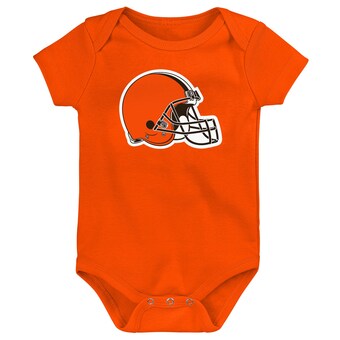 Newborn & Infant Orange Cleveland Browns Team Logo Bodysuit