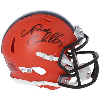 Nick Chubb Cleveland Browns Autographed Riddell Speed Pro Mini Helmet