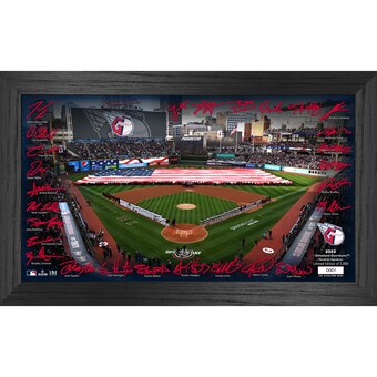 Cleveland Guardians Highland Mint 12'' x 20'' 2022 MLB Facsimile Signature Field Photo Mint