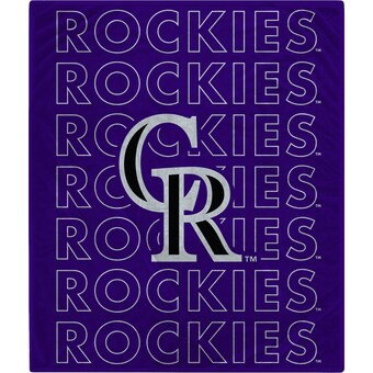 Colorado Rockies 60" x 70" Echo Wordmark Lightweight Blanket