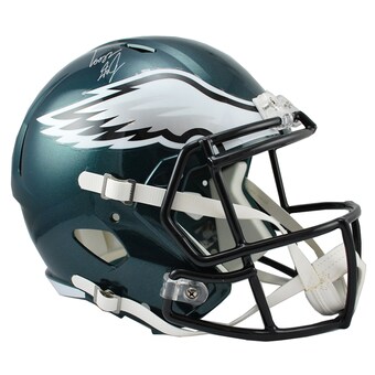 Cooper DeJean Philadelphia Eagles Autographed Fanatics Authentic 2024 NFL Draft First Round Pick Riddell Speed Replica Helmet