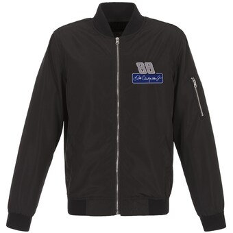 Dale Earnhardt Jr. JH Design Lightweight Nylon Bomber Jacket - Black