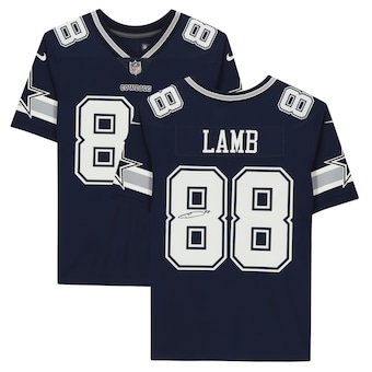 CeeDee Lamb Dallas Cowboys Autographed Nike Navy Limited Jersey