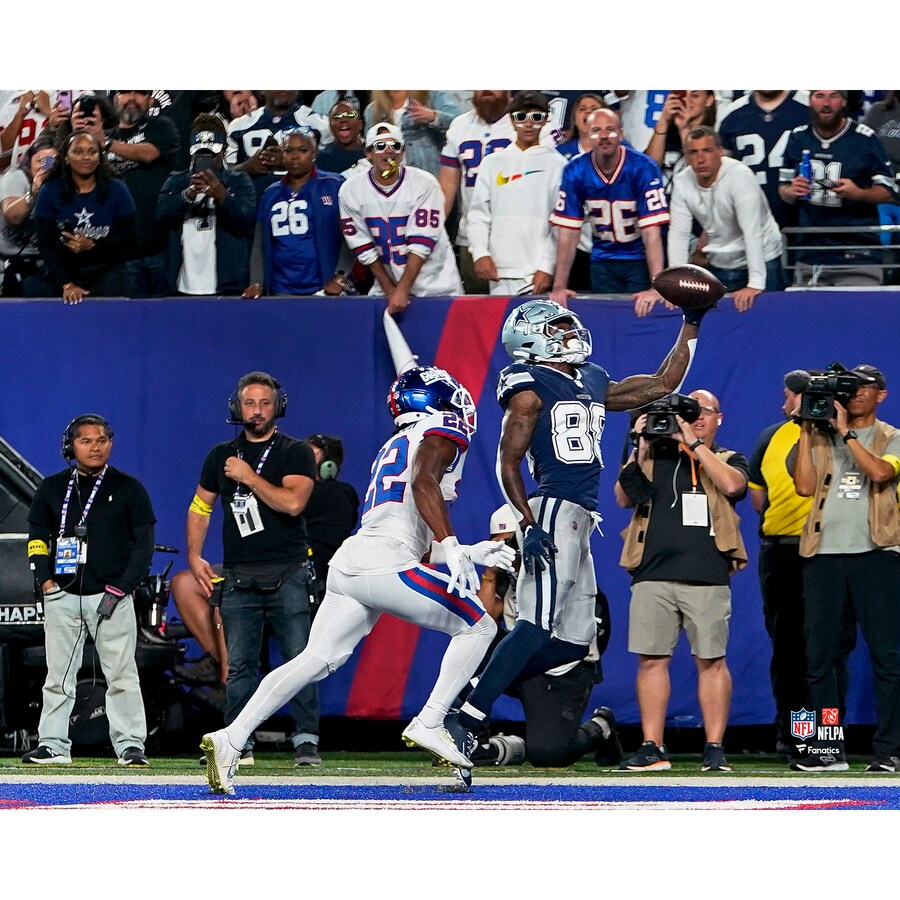 CeeDee Lamb Dallas Cowboys Unsigned Game-Winning Touchdown Catch Photograph