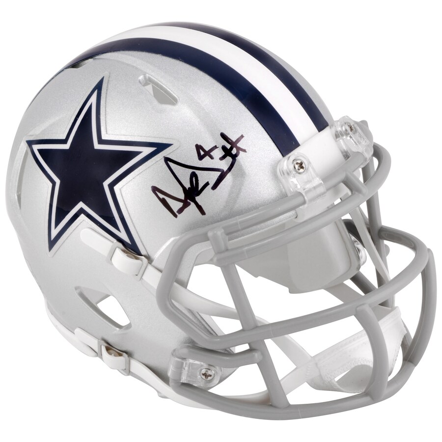 Dak Prescott Dallas Cowboys Autographed Riddell Speed Mini Helmet